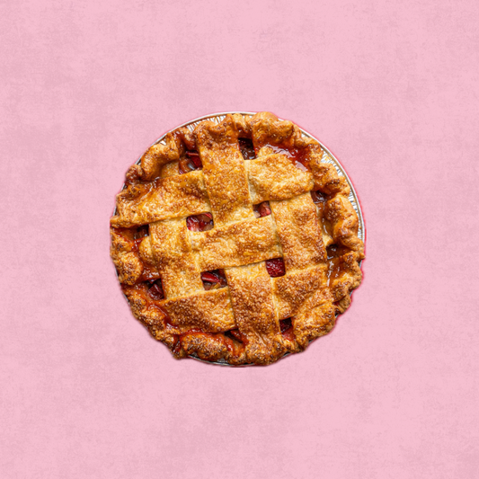 Strawberry & Rhubarb Pie